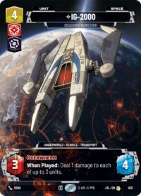 IG-2000 - Assassin's Aggressor (Prestige) - 1031 Rare - Inglés