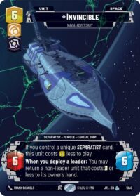 Invincible - Naval Adversary (Prestige) - 1040 Legendary - Inglés