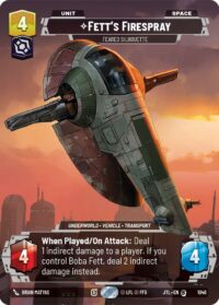 Fett's Firespray - Feared Silhouette (Prestige) - 1046 Special - Inglés