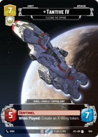 Tantive IV - Fleeing the Empire (Prestige) - 1050 Uncommon - Inglés