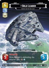 Gold Leader - Fastest Ship in the Fleet (Prestige Foil) - 1057 Uncommon - Inglés