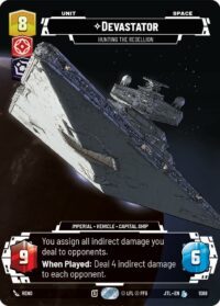Devastator - Hunting the Rebellion (Prestige Foil) - 1068 Legendary - Inglés