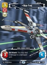 Red Five - Running the Trench (Prestige Foil) - 1070 Uncommon - Inglés
