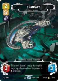 Rampart - Enjoy the Exit (Prestige Foil) - 1073 Rare - Inglés