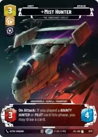 Mist Hunter - The Findsman's Pursuit (Prestige Foil) - 1075 Uncommon - Inglés