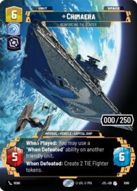 Chimaera - Reinforcing the Center (Serialized 238/250) - 1089 - Uncommon - Inglés