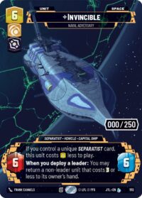Invincible - Naval Adversary (Serialized) - 1112 - Legendary - JTL - Español