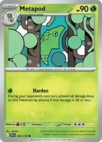 Metapod - 002/159 - Common - Inglés