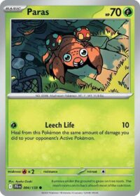 Paras - 004/159 - Common Reverse Holo - Inglés