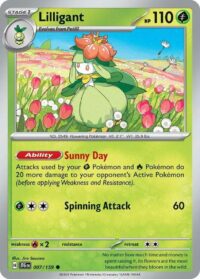 Lilligant - 007/159 - Common Reverse Holo - Inglés