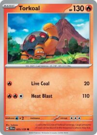 Torkoal - 025/159 - Common Reverse Holo - Inglés