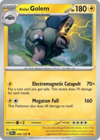 Alolan Golem - 046/159 - Uncommon Reverse Holo - Inglés