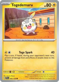 Togedemaru - 050/159 - Common Reverse Holo - Inglés
