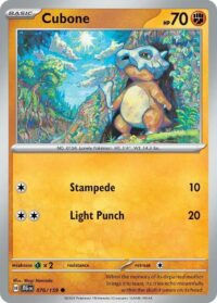 Cubone - 076/159 - Common Reverse Holo - Inglés