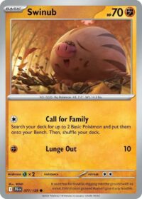 Swinub - 077/159 - Common - Inglés