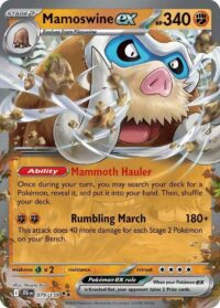 Mamoswine ex - 079/159 - Double Rare - Inglés