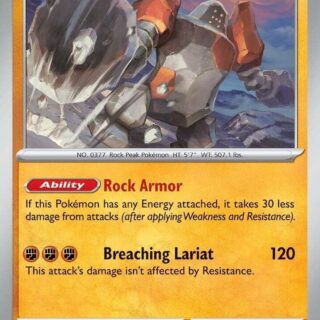 Regirock - 082/159 - Holo Rare - Inglés