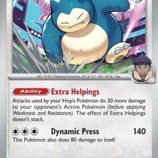 Hop's Snorlax - 117/159 - Holo Rare - Inglés