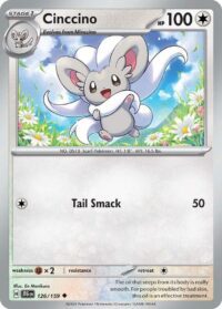 Cinccino - 126/159 - Uncommon Reverse Holo - Inglés