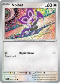 Noibat  - 127/159 - Common Reverse Holo - Inglés