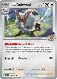 Hop's Dubwool - 136/159 - Holo Rare - Inglés