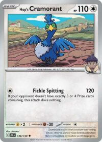 Hop's Cramorant - 138/159 - Uncommon Reverse Holo - Inglés