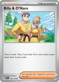 Billy & O'Nare - 142/159 - Common Reverse Holo - Inglés