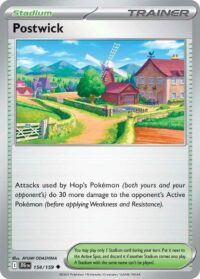 Postwick - 154/159 - Uncommon Reverse Holo - Inglés