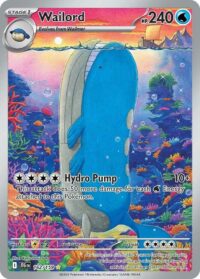 Wailord - 162/159 - Illustration Rare - Inglés