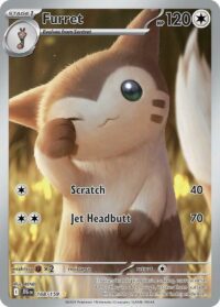 Furret - 168/159 - Illustration Rare - Inglés