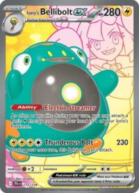 Iono's Bellibolt ex - 172/159 - Ultra Rare - Inglés
