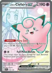 Lillie's Clefairy ex - 173/159 - Ultra Rare - Inglés