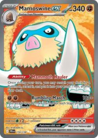 Mamoswine ex - 174/159 - Ultra Rare - Inglés