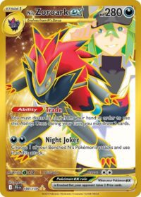 N's Zoroark ex - 189/159 - Hyper Rare - Inglés