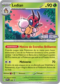 Mini mazo pre release Ledian SVP133 - Stellar Crown - Español (Sellado)