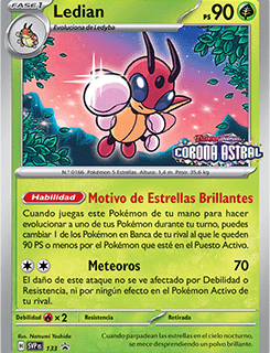 Mini mazo pre release Ledian SVP133 - Stellar Crown - Español (Sellado)