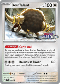 Mini mazo pre release Bouffalant SVP136 - Stellar Crown - Español (Sellado)