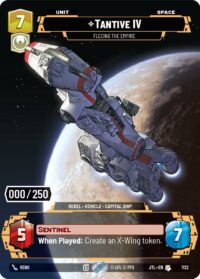 Tantive - Fleeing The Empire (Serialized 081/250) - 1122 - Uncommon - Inglés