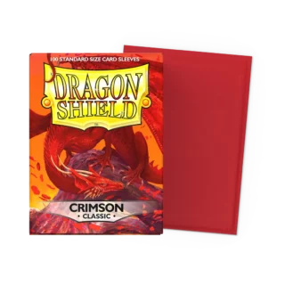 Dragon Shield: Crimson - Classic Sleeves - Standard Size
