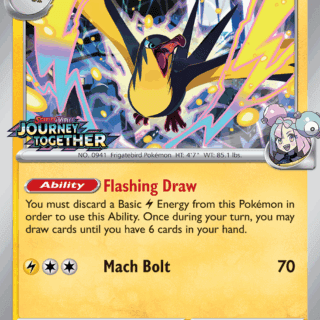 Mini mazo pre release Iono's Kilowattrel SVP182 - Journey Together - Inglés (Sellado)