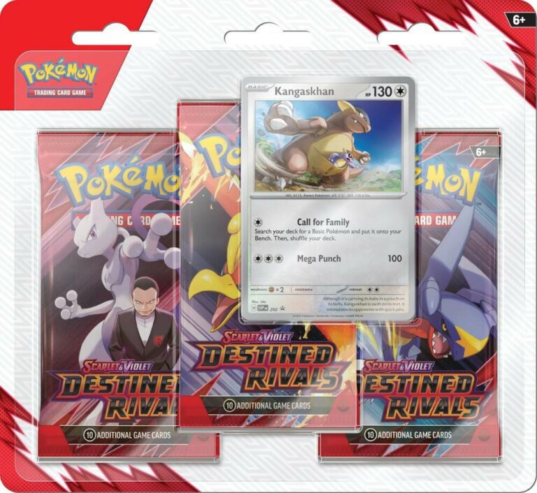 1x Pokémon TCG: Destined Rivals Blister 3 Pack - Español [Se envía al azar]