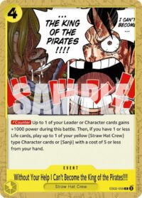 Without Your Help I Can't Become the King of the Pirates!!!! - EB02-059 - Common
