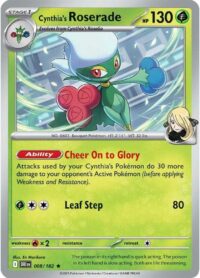 Cynthia's Roserade - 008/182 - Holo Rare - Inglés