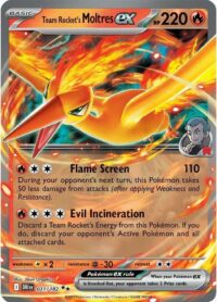 Team Rocket's Moltres ex - 031/182 - Double Rare - Inglés