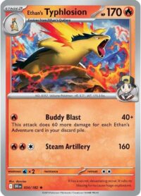Ethan's Typhlosion - 034/182 - Holo Rare - Inglés