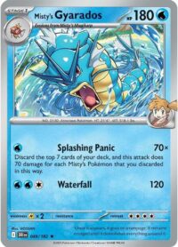 Misty's Gyarados - 049/182 - Holo Rare - Inglés