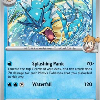 Misty's Gyarados - 049/182 - Holo Rare - Inglés