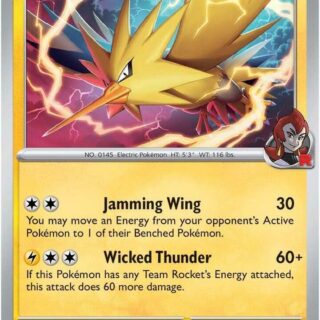 Team Rocket's Zapdos - 070/182 - Holo Rare - Inglés