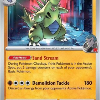 Team Rocket's Tyranitar - 096/182 - Holo Rare - Inglés