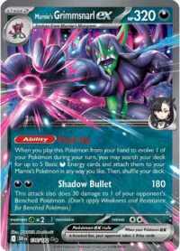 Marnie's Grimmsnarl ex - 136/182 - Double Rare - Inglés